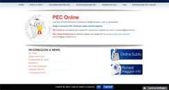 Desktop Screenshot of peconline.it